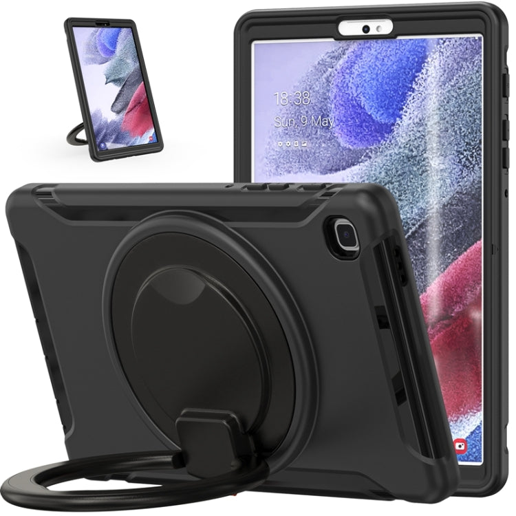 Custodia protettiva antiurto in silicone + PC con supporto per impugnatura pieghevole con rotazione a 360 gradi e slot per penna, For Samsung Galaxy Tab A7 Lite T220, For iPad mini 5 / 4