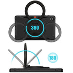 Custodia silicone con supporto rotante per tablet 10.4"