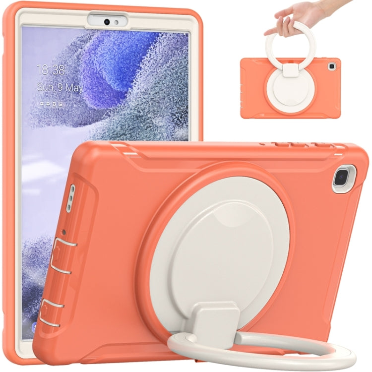 Custodia protettiva antiurto in silicone + PC con supporto per impugnatura pieghevole con rotazione a 360 gradi e slot per penna, For Samsung Galaxy Tab A7 Lite T220, For iPad mini 5 / 4
