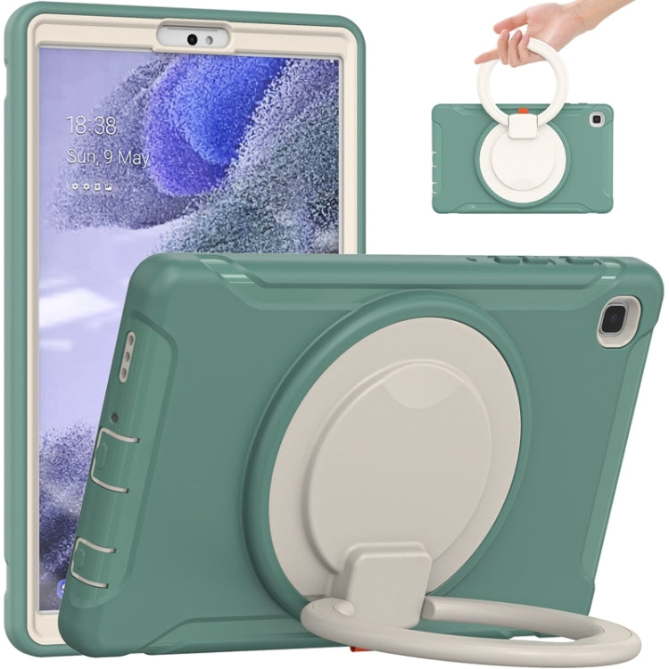 Custodia protettiva antiurto in silicone + PC con supporto per impugnatura pieghevole con rotazione a 360 gradi e slot per penna, For Samsung Galaxy Tab A7 Lite T220, For iPad mini 5 / 4