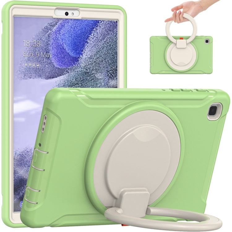 Custodia protettiva antiurto in silicone + PC con supporto per impugnatura pieghevole con rotazione a 360 gradi e slot per penna, For Samsung Galaxy Tab A7 Lite T220, For iPad mini 5 / 4