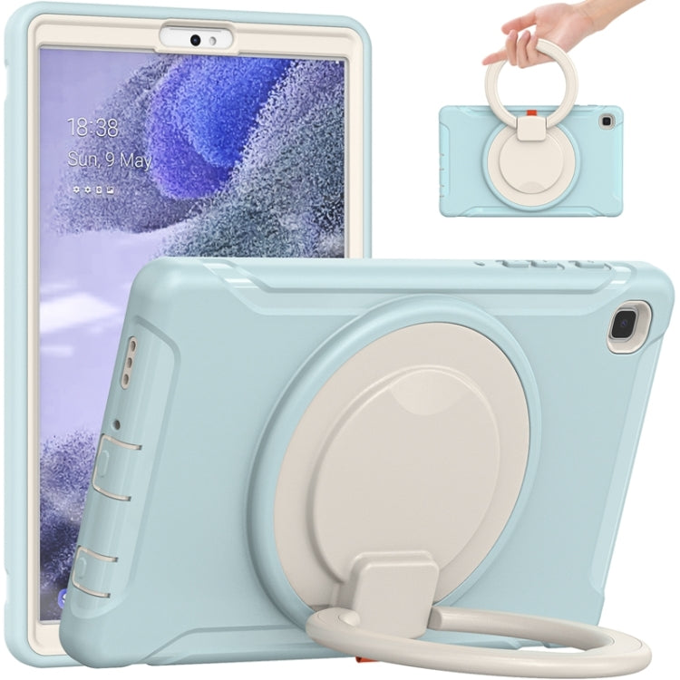 Custodia protettiva antiurto in silicone + PC con supporto per impugnatura pieghevole con rotazione a 360 gradi e slot per penna, For Samsung Galaxy Tab A7 Lite T220, For iPad mini 5 / 4
