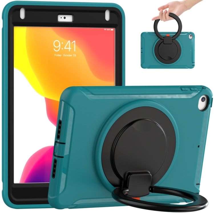 Custodia protettiva antiurto in silicone + PC con supporto per impugnatura pieghevole con rotazione a 360 gradi e slot per penna, For Samsung Galaxy Tab A7 Lite T220, For iPad mini 5 / 4