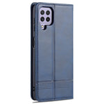 AZNS Custodia in pelle a vibrazione orizzontale con struttura in vitello magnetico con slot per carte, supporto e portafoglio, For Samsung Galaxy A22 4G, For Samsung Galaxy A22 5G
