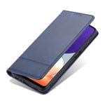 AZNS Custodia in pelle a vibrazione orizzontale con struttura in vitello magnetico con slot per carte, supporto e portafoglio, For Samsung Galaxy A22 4G, For Samsung Galaxy A22 5G