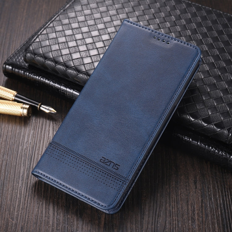 AZNS Custodia in pelle a vibrazione orizzontale con struttura in vitello magnetico con slot per carte, supporto e portafoglio, For Samsung Galaxy A22 4G, For Samsung Galaxy A22 5G