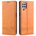 AZNS Custodia in pelle a vibrazione orizzontale con struttura in vitello magnetico con slot per carte, supporto e portafoglio, For Samsung Galaxy A22 4G, For Samsung Galaxy A22 5G