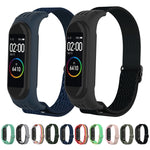 Cinturino silicone e nylon per Xiaomi Mi Band 6/5/4/3
