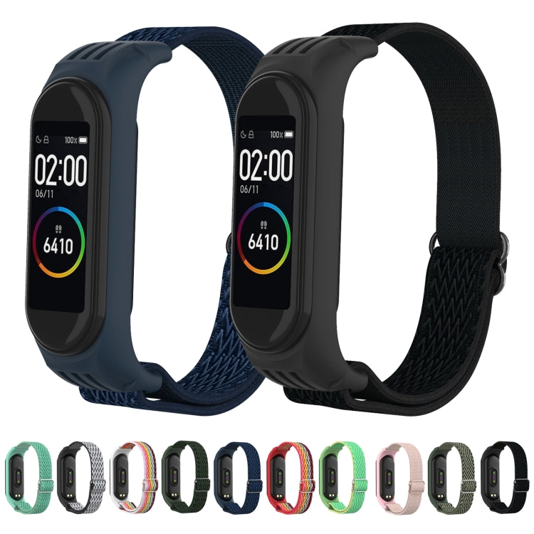 Cinturino silicone e nylon per Xiaomi Mi Band 6/5/4/3