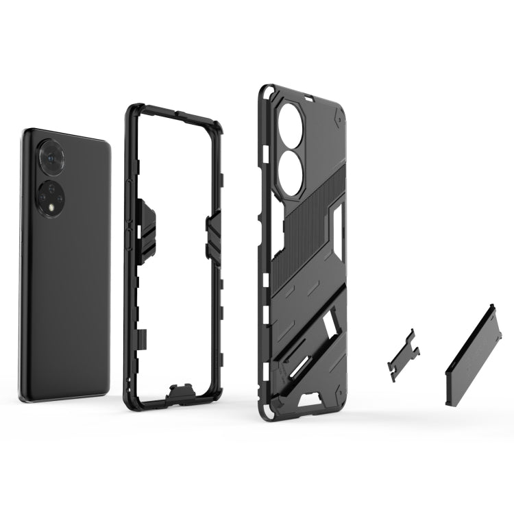 Punk Armor 2 in 1 PC + custodia antiurto in TPU con supporto invisibile, For Honor 50, For Honor 50 Pro