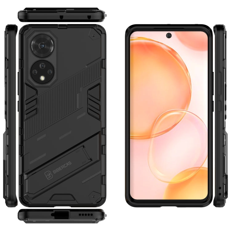 Punk Armor 2 in 1 PC + custodia antiurto in TPU con supporto invisibile, For Honor 50, For Honor 50 Pro