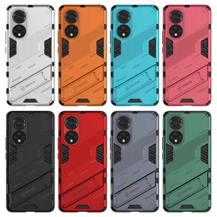 Punk Armor 2 in 1 PC + custodia antiurto in TPU con supporto invisibile, For Honor 50, For Honor 50 Pro