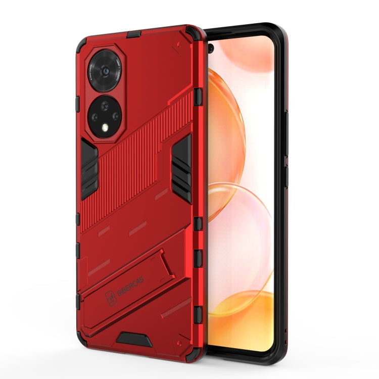 Punk Armor 2 in 1 PC + custodia antiurto in TPU con supporto invisibile, For Honor 50, For Honor 50 Pro