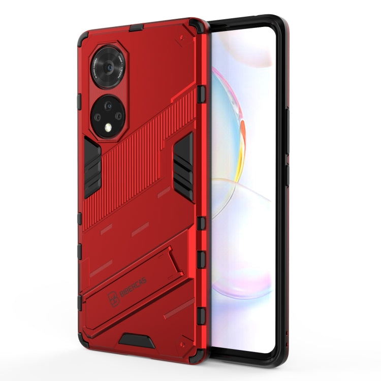 Punk Armor 2 in 1 PC + custodia antiurto in TPU con supporto invisibile, For Honor 50, For Honor 50 Pro