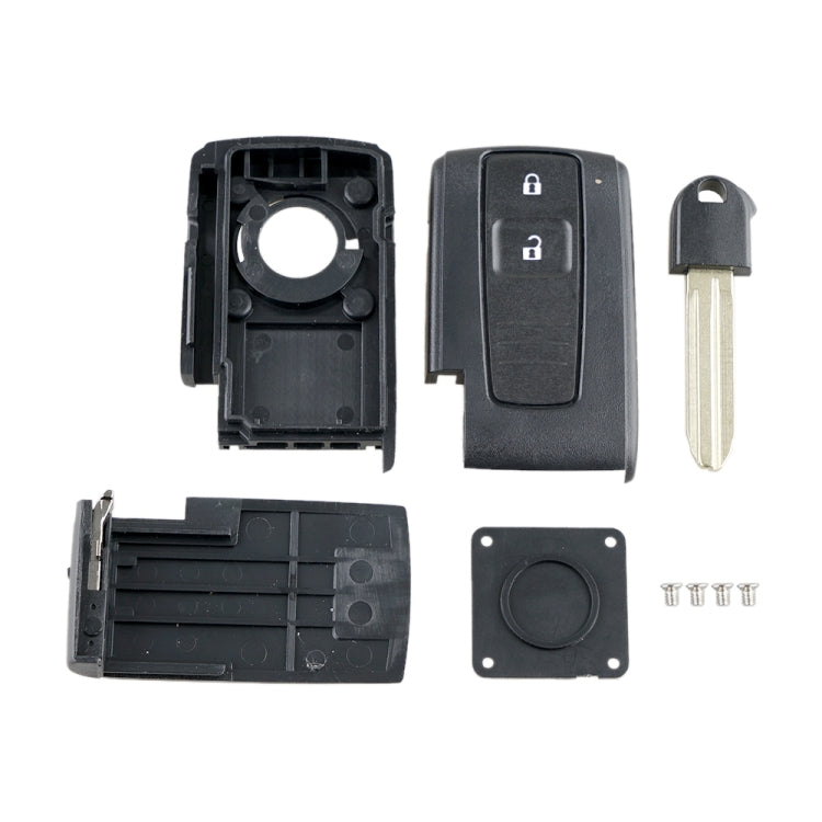 Custodia per telecomando con guscio per chiave auto a 2 pulsanti con chiave per Toyota Prius, For Toyota Prius 2-button