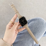 Cinturino in pelle di coccodrillo per Apple Watch 40/44mm e 41/45