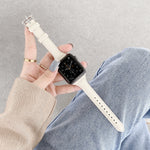 Cinturino in pelle di coccodrillo per Apple Watch 40/44mm e 41/45