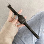 Cinturino in pelle di coccodrillo per Apple Watch 40/44mm e 41/45