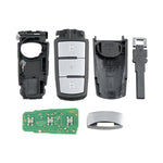 Chiave telecomando per auto a 3 pulsanti 3C0959752BA Chip ID48 434MHZ Semi-intelligente per Volkswagen Magotan, For Volkswagen Passat 2005-2010