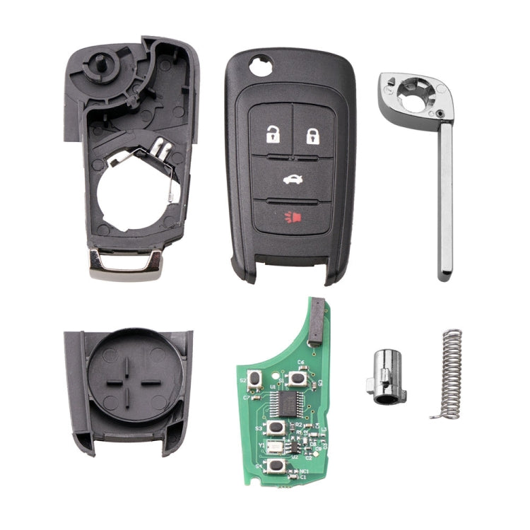 Chiave telecomando per auto a 4 pulsanti OHT01060512 315MHZ per Chevrolet / Buick, For Chevrolet / Buick