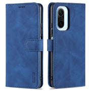 AZNS Skin Feel Calf Texture Custodia in pelle con apertura orizzontale con slot per carte, supporto e portafoglio, For Xiaomi Redmi K40 Pro, For Xiaomi Poco F3, For Xiaomi Redmi Note 9 5G, For Xiaomi Redmi Note 10 5G