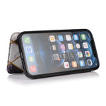 Custodia portafoglio in pelle PU con slot carte per iPhone 12 Pro