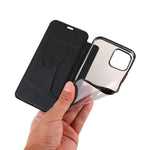 Custodia portafoglio in pelle PU con slot carte per iPhone 12 Pro
