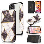 Custodia portafoglio in pelle PU con slot carte per iPhone 12 Pro