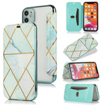 Custodia portafoglio in pelle PU con slot carte per iPhone 12 Pro