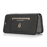 Custodia portafoglio in pelle PU con supporto per iPhone XS Max