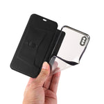 Custodia portafoglio in pelle PU con supporto per iPhone XS Max