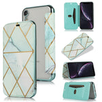 Custodia portafoglio in pelle PU con supporto per iPhone XS Max
