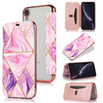 Custodia portafoglio in pelle PU con supporto per iPhone XS Max