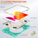 Custodia silicone con supporto e tracolla per iPad mini 5/4