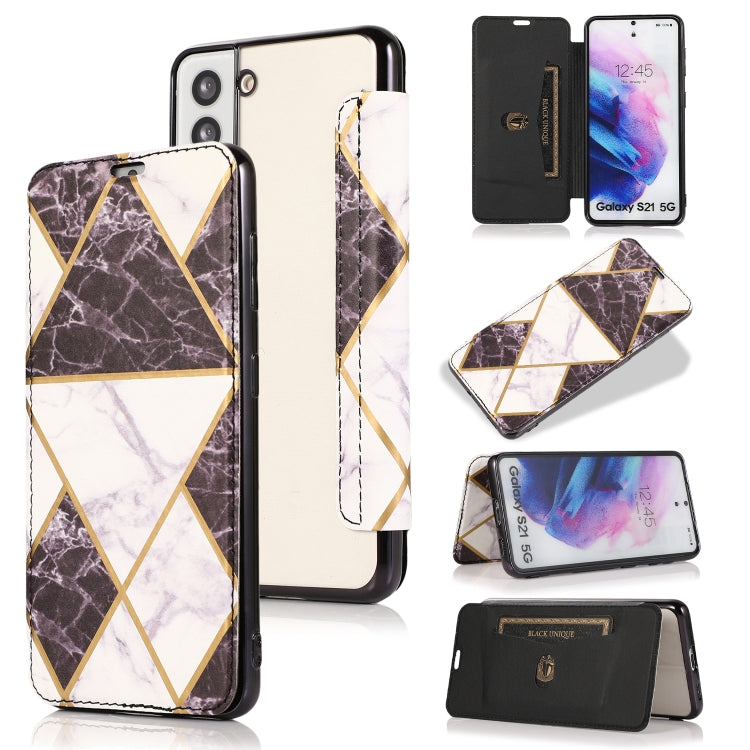 Custodia in pelle a conchiglia orizzontale PU + TPU con placcatura abbronzante con supporto e slot per schede, For Samsung Galaxy S21+ 5G, For Samsung Galaxy S21 5G, For Samsung Galaxy S20 FE, For Samsung Galaxy S20+, For Samsung Galaxy Note9          ...