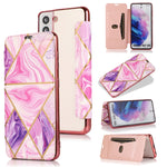 Custodia in pelle a conchiglia orizzontale PU + TPU con placcatura abbronzante con supporto e slot per schede, For Samsung Galaxy S21+ 5G, For Samsung Galaxy S21 5G, For Samsung Galaxy S20 FE, For Samsung Galaxy S20+, For Samsung Galaxy Note9          ...