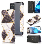 Custodia in pelle a conchiglia orizzontale PU + TPU con placcatura abbronzante con supporto e slot per schede, For Samsung Galaxy S21+ 5G, For Samsung Galaxy S21 5G, For Samsung Galaxy S20 FE, For Samsung Galaxy S20+, For Samsung Galaxy Note9          ...