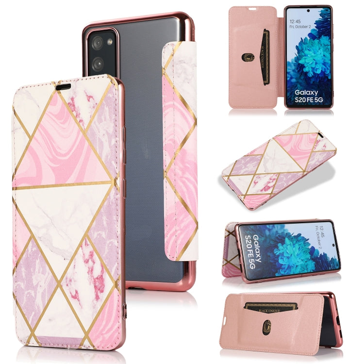 Custodia in pelle a conchiglia orizzontale PU + TPU con placcatura abbronzante con supporto e slot per schede, For Samsung Galaxy S21+ 5G, For Samsung Galaxy S21 5G, For Samsung Galaxy S20 FE, For Samsung Galaxy S20+, For Samsung Galaxy Note9          ...