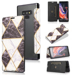 Custodia in pelle a conchiglia orizzontale PU + TPU con placcatura abbronzante con supporto e slot per schede, For Samsung Galaxy S21+ 5G, For Samsung Galaxy S21 5G, For Samsung Galaxy S20 FE, For Samsung Galaxy S20+, For Samsung Galaxy Note9          ...