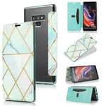 Custodia in pelle a conchiglia orizzontale PU + TPU con placcatura abbronzante con supporto e slot per schede, For Samsung Galaxy S21+ 5G, For Samsung Galaxy S21 5G, For Samsung Galaxy S20 FE, For Samsung Galaxy S20+, For Samsung Galaxy Note9          ...