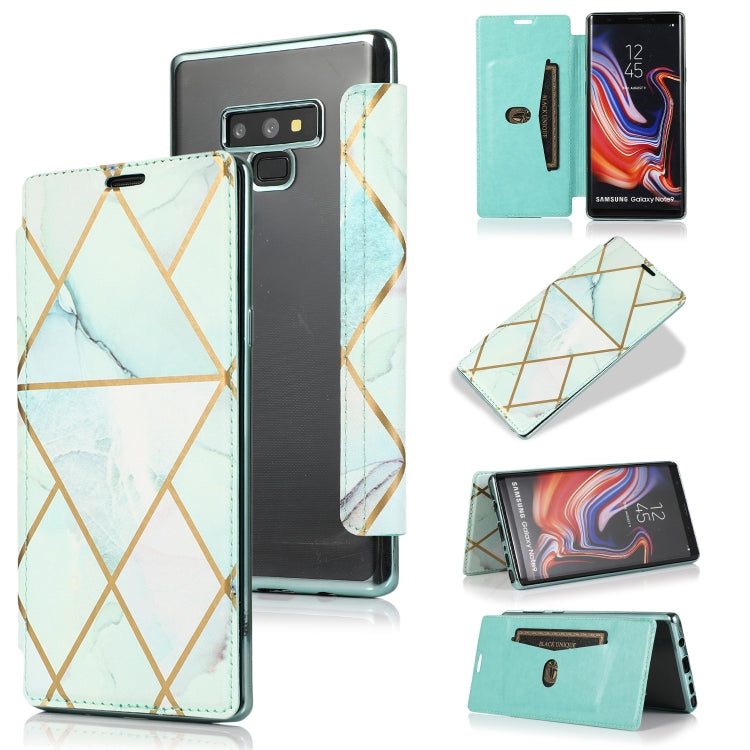 Custodia in pelle a conchiglia orizzontale PU + TPU con placcatura abbronzante con supporto e slot per schede, For Samsung Galaxy S21+ 5G, For Samsung Galaxy S21 5G, For Samsung Galaxy S20 FE, For Samsung Galaxy S20+, For Samsung Galaxy Note9          ...