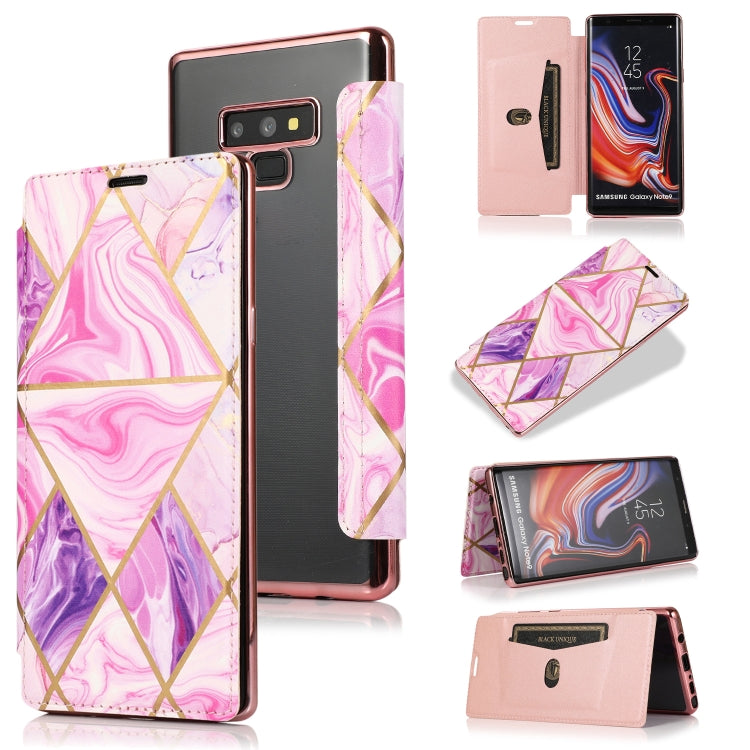 Custodia in pelle a conchiglia orizzontale PU + TPU con placcatura abbronzante con supporto e slot per schede, For Samsung Galaxy S21+ 5G, For Samsung Galaxy S21 5G, For Samsung Galaxy S20 FE, For Samsung Galaxy S20+, For Samsung Galaxy Note9          ...