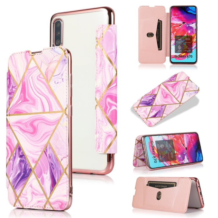 Custodia in pelle a conchiglia orizzontale PU + TPU con placcatura abbronzante con supporto e slot per schede, For Samsung Galaxy S21+ 5G, For Samsung Galaxy S21 5G, For Samsung Galaxy S20 FE, For Samsung Galaxy S20+, For Samsung Galaxy Note9          ...