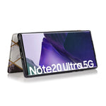 Custodia in pelle a conchiglia orizzontale PU + TPU con placcatura abbronzante con supporto e slot per schede, For Samsung Galaxy Note20 Ultra, For Samsung Galaxy Note10+, For Samsung Galaxy S10, For Samsung Galaxy A71, For Samsung Galaxy S9           ...