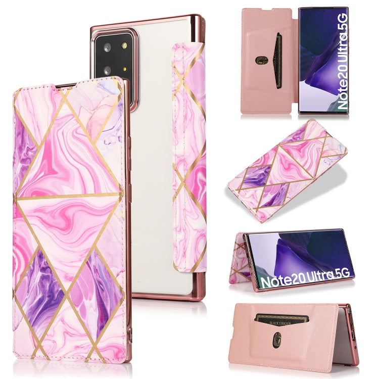 Custodia in pelle a conchiglia orizzontale PU + TPU con placcatura abbronzante con supporto e slot per schede, For Samsung Galaxy Note20 Ultra, For Samsung Galaxy Note10+, For Samsung Galaxy S10, For Samsung Galaxy A71, For Samsung Galaxy S9           ...