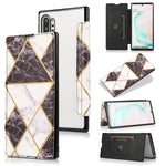 Custodia in pelle a conchiglia orizzontale PU + TPU con placcatura abbronzante con supporto e slot per schede, For Samsung Galaxy Note20 Ultra, For Samsung Galaxy Note10+, For Samsung Galaxy S10, For Samsung Galaxy A71, For Samsung Galaxy S9           ...
