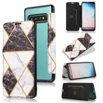 Custodia in pelle a conchiglia orizzontale PU + TPU con placcatura abbronzante con supporto e slot per schede, For Samsung Galaxy Note20 Ultra, For Samsung Galaxy Note10+, For Samsung Galaxy S10, For Samsung Galaxy A71, For Samsung Galaxy S9           ...