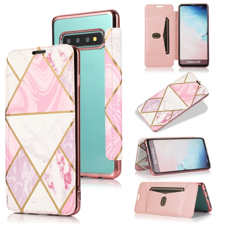 Custodia in pelle a conchiglia orizzontale PU + TPU con placcatura abbronzante con supporto e slot per schede, For Samsung Galaxy Note20 Ultra, For Samsung Galaxy Note10+, For Samsung Galaxy S10, For Samsung Galaxy A71, For Samsung Galaxy S9           ...