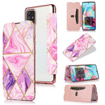 Custodia in pelle a conchiglia orizzontale PU + TPU con placcatura abbronzante con supporto e slot per schede, For Samsung Galaxy Note20 Ultra, For Samsung Galaxy Note10+, For Samsung Galaxy S10, For Samsung Galaxy A71, For Samsung Galaxy S9           ...