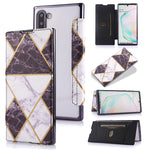 Custodia in pelle a conchiglia orizzontale PU + TPU con placcatura abbronzante con supporto e slot per schede, For Samsung Galaxy Note20 Ultra, For Samsung Galaxy Note10+, For Samsung Galaxy S10, For Samsung Galaxy A71, For Samsung Galaxy S9           ...